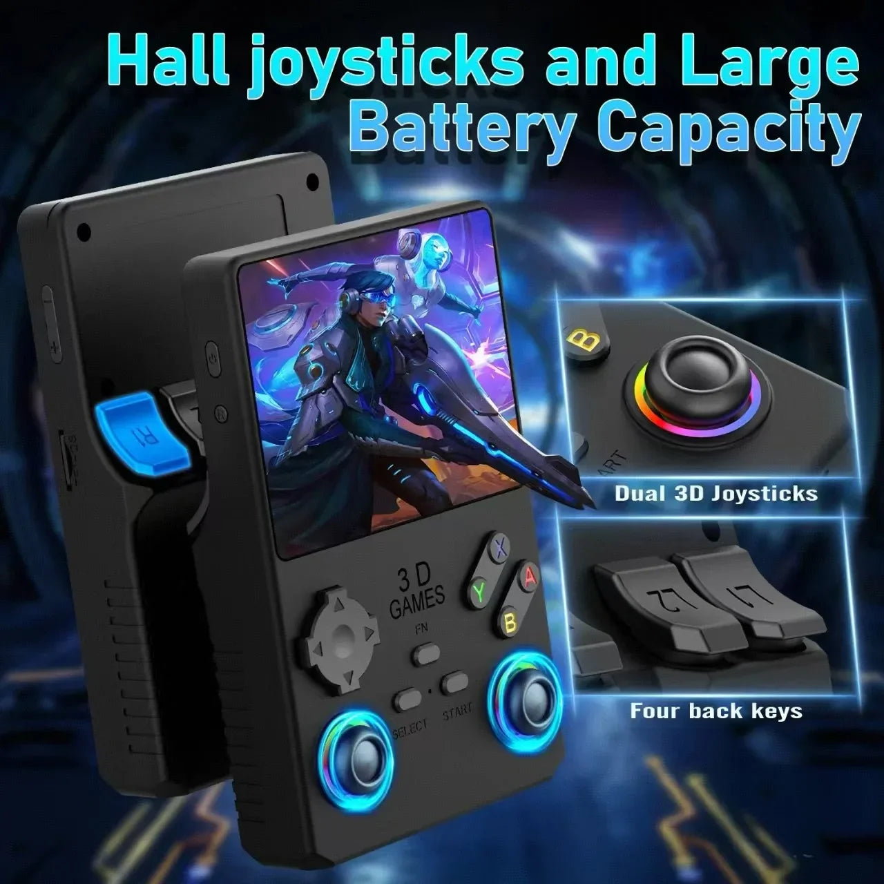 RETRO HANDHELD GAME CONSOLE-40MAX